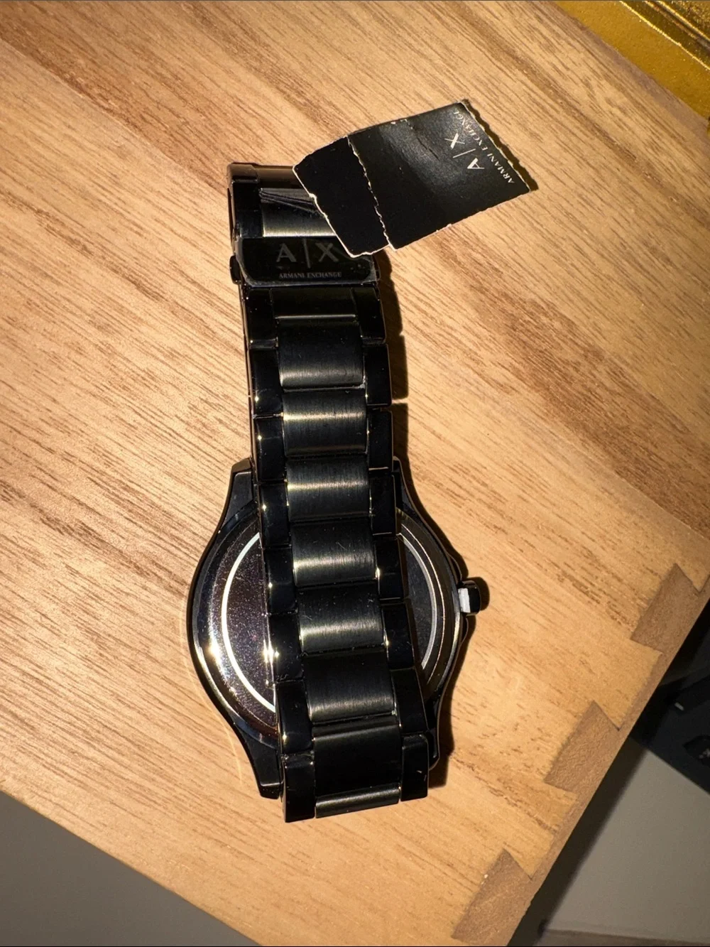 Emporio Armani Black Stainless Steel Men's Watch